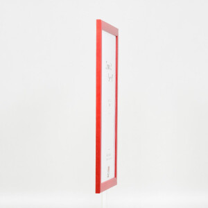 Effect Dřevěný obrazový rám Profil 43 v barvě rybíz s muzejním sklem