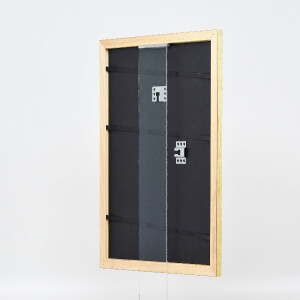 Effect Dřevěný rámeček na obrazy zlatý 45x80 cm s muzejním sklem