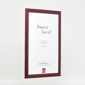 Effect dřevěný rámeček na obraz profil 43 červený 50x100 cm s muzejním sklem