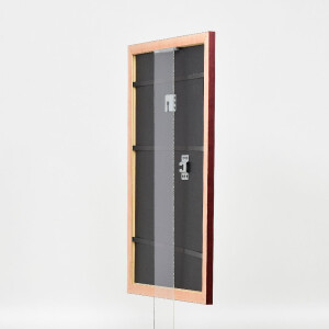 Effect Dřevěný obrazový rám profil 43 červený 50x60 cm s muzejním sklem