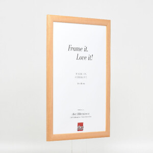 Effect Dřevěný rámeček na obraz s profilovým lemem 43 přírodní 50x65 cm s museumským sklem