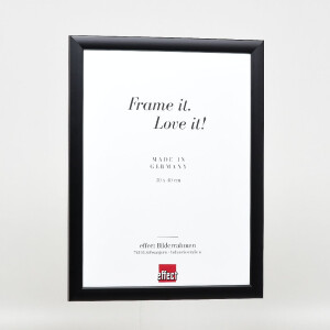 Effect Dřevěný rámeček na obrazy Profil 43, černý 50x75 cm, muzejní sklo