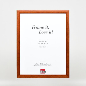 Effect Dřevěný rámeček na obrazy 60x60 cm hnědý s museumským sklem