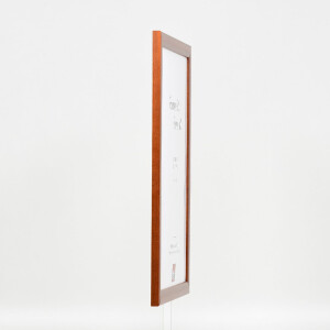 Effect Dřevěný obrazový rám profil 43 hnědý s muzejním sklem