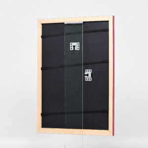 Effect Dřevěný rámeček na obrazy Profil 43 červený matný 60x90 cm muzejní sklo