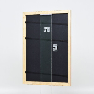 Effect Dřevěný rámeček pro obrazy 62x93 cm s muzejním sklem, stříbrný profil