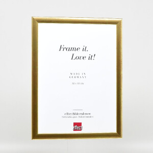 Effect Dřevěný obrazový rám Profil 43 ve zlaté barvě 70x100 cm s muzejním sklem