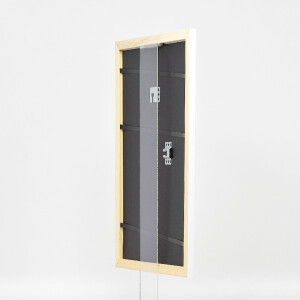 Effect Dřevěný rámeček na obrazy Profil 43 bílý lesklý 70x70 cm s muzejním sklem