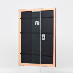 Effect Dřevěný obrazový rám profil 43 červený muzejní sklo