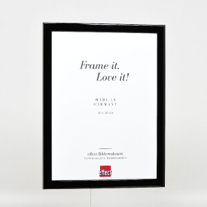 Effect Dřevěný rámeček na obraz Profil 43 černý lesklý