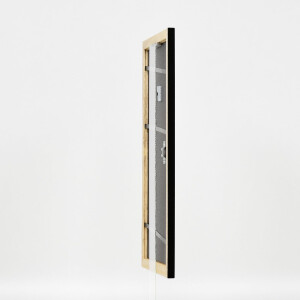 Effect Dřevěný rámeček na obraz Profil 43 černý lesklý