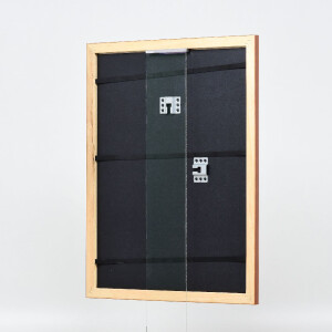 Effect dřevěný obrazový rám Profil 43 hnědý s muzejním sklem