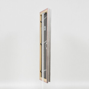 Effect dřevěný rámeček barokní stříbrný 10x15 cm s muzeijním sklem