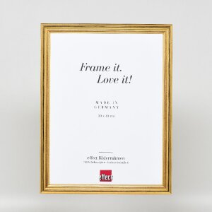 Effect Dřevěný rámeček Profil 44 zlatý 10x15 cm s muzejním sklem