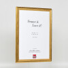 Effect Dřevěný rám Profil 44 zlatý 24x30 cm s muzejním sklem