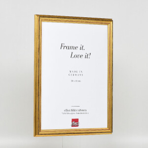 Effect Dřevěný rám barokní styl zlatý 25x60 cm s muzejním sklem