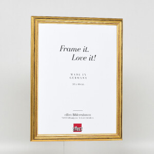 Effect Dřevěný rám profil 44 zlatý 29,7x42 cm s museumským sklem