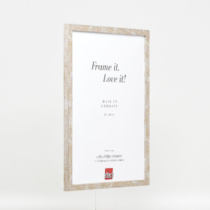 effect dřevěný rám profil 51 antikšedý 40x60 cm s muzeálním sklem