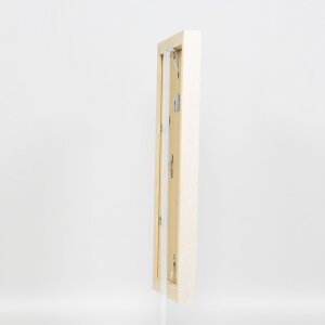 Efektní dřevěný obrazový rám profil 52 bílý 7x10 cm muzejní sklo