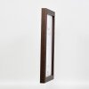 Efektní dřevěný obrazový rám profil 52 tmavě hnědý 10x10 cm muzejní sklo