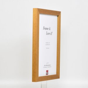 Efektní dřevěný obrazový rám profil 52 v barvě dubu 62x93 cm muzejní sklo