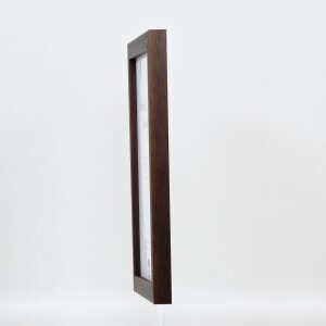 Efektní dřevěný obrazový rám profil 52 tmavě hnědý 30,5x91,5 cm muzejní sklo