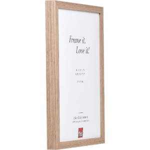 Effect Dřevěný rám profil 54 ořechová barva s muzejním sklem 10x10 cm