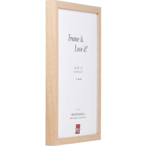 Effect dřevěný rámeček profil 54 kalková ořechová s muzejním sklem