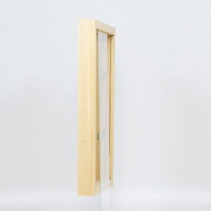 Efektní dřevěný obrazový rám profil 55 přírodní 30,5x91,5 cm muzejní sklo