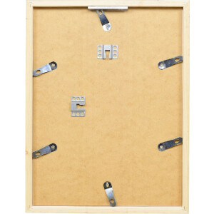 Effect dřevěný obrázkový rám Profil 58 antik stříbrný 30x30 cm s muzejním sklem