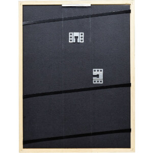 Effect Rám na obrazy dřevěný profil 66 černý s muzejním sklem 20x28 cm