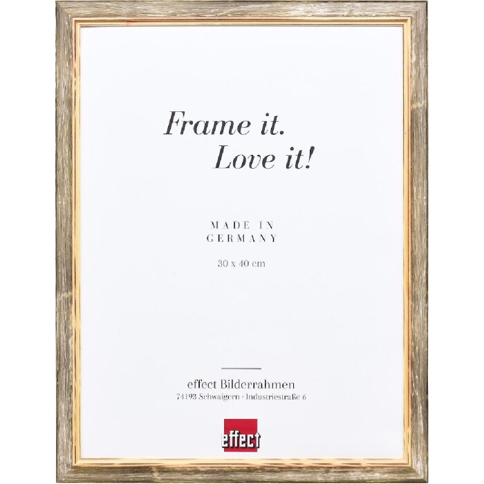 Effect Dřevěný rám Profil 67 hnědý 70x100 cm s muzeálním sklem