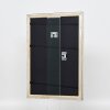 Efektní dřevěný obrazový rám profil 85 stříbrný 13x13 cm muzejní sklo