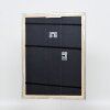 Efektní dřevěný obrazový rám profil 85 stříbrný 13x13 cm muzejní sklo