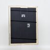 Efektní dřevěný obrazový rám profil 85 stříbrný 13x13 cm muzejní sklo