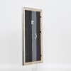 Efektní dřevěný obrazový rám profil 85 stříbrný 13x13 cm muzejní sklo