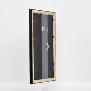 Efektní dřevěný obrazový rám profil 85 černý 25x60 cm muzejní sklo