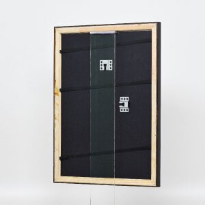 Efekt Dřevěný obrazový rám Profil 85 Černá 42x59,4 cm Muzejní sklo