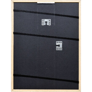 Effect Dřevěný rám profil top S hnědý s muzejním sklem