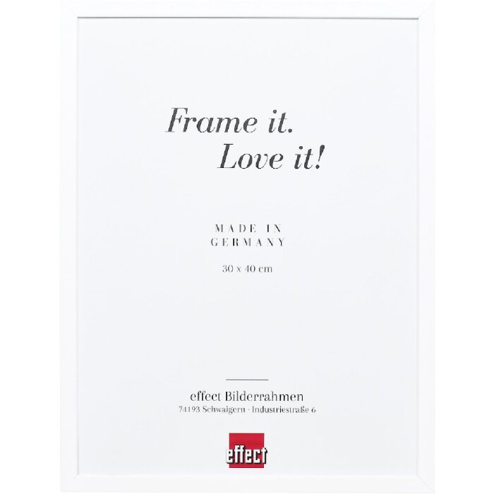 Effect Dřevěný rám Profil Top S bílý 40x40 cm s museumským sklom