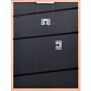 Effect Dřevěný rám s profilovým topovým lemem červený 14,8x21 cm s muzejním sklem