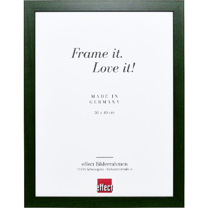 Effect dřevěný rám profil Top Pro tannengrün 40x60 cm s museumským sklem