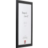 Effect Dřevěný rámeček Profil Top Pro černý s muzejním sklem 60x90 cm