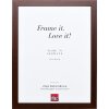 Effect dřevěný fotorámeček Profil Top Pro hnědý 14,8x21 cm s muzeálním sklem