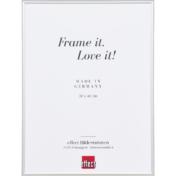 Effect Rám pro hasičskou ochranu Alu S1 14,8x21 cm stříbrný s městským sklom