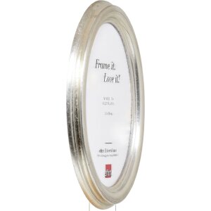 Effect Rámeček na obraz ovalní stříbrný 15x15 cm