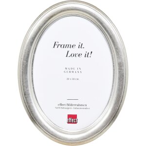 Effect Rámeček na obraz oválný stříbrný 30x30 cm