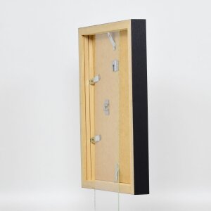 Efffect dřevěný rám profil 55 dres rám 60x90 cm černé čiré sklo