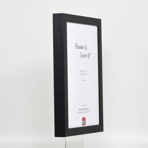 Efffect dřevěný rám profil 55 dres rám 60x90 cm černé čiré sklo