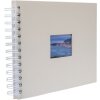 HNFD spirálové album BULDANA chamois 23x17 cm 40 bílých stran